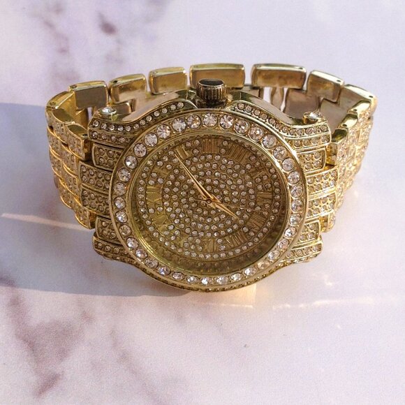 Techno Pave Watch Blingout Blinding Boyfriend Chiunky main image 7
